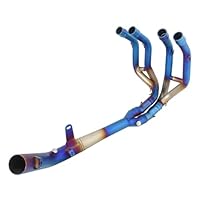 読めないパイプ Amazon | FIRECARP バイク用 中間パイプ エキゾーストパイプ